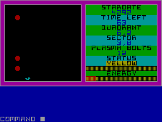 Vagan Attack screenshot 2 for ZX Spectrum